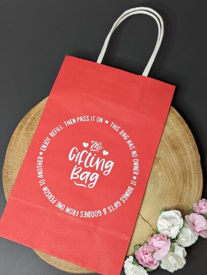 Red Reusable Gift Bag