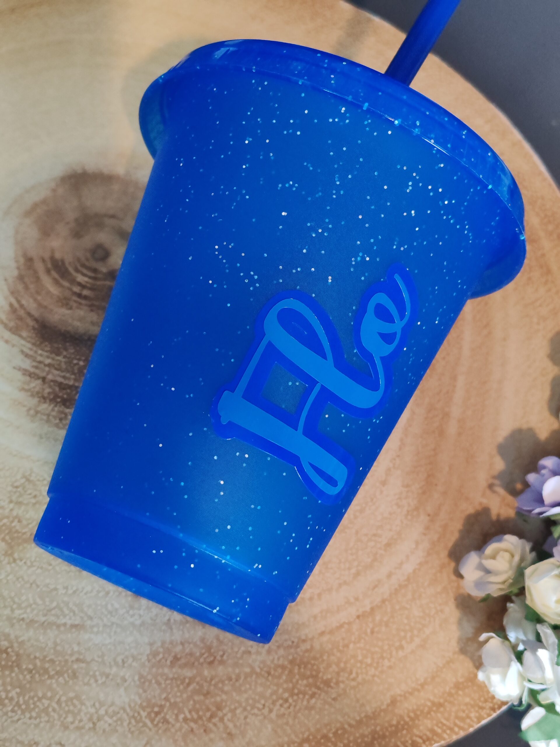 Personalised Sparkly 16oz Cold Cup - Image 2